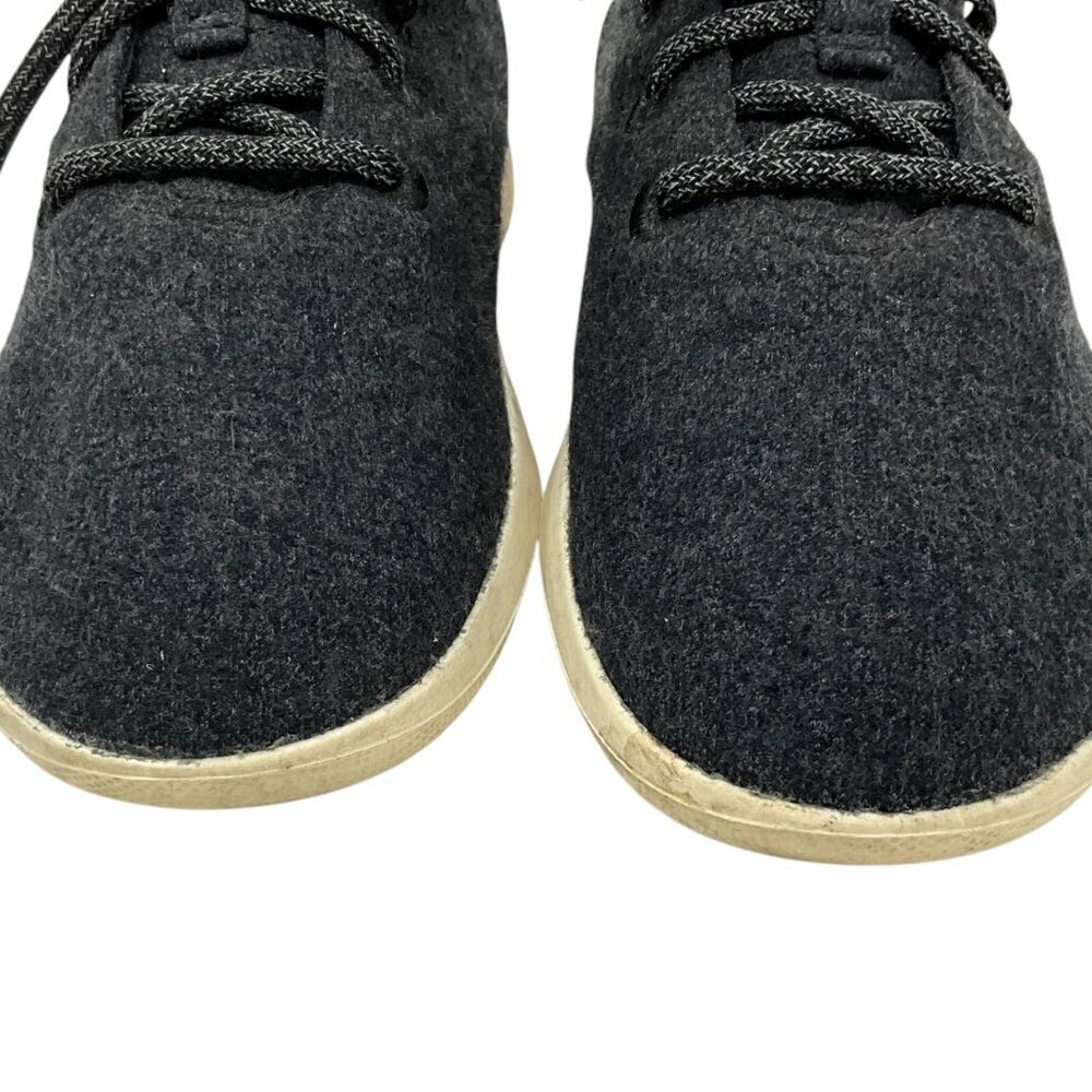 Allbirds Wool Runner Sneakers Charcoal Gray US Size 8 Women's Trainers Lace Up - Picture 4 of 13